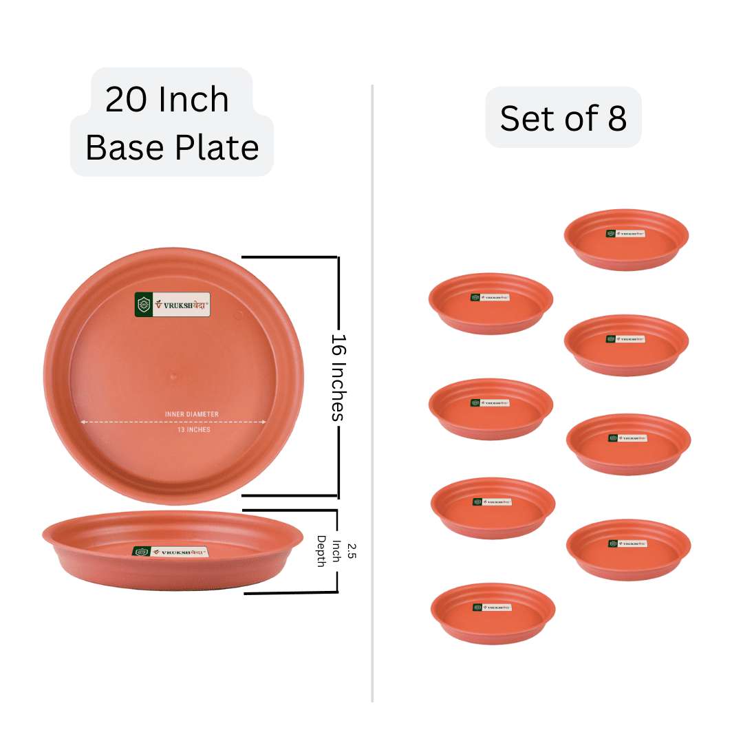 20 inch plastic pots for plants