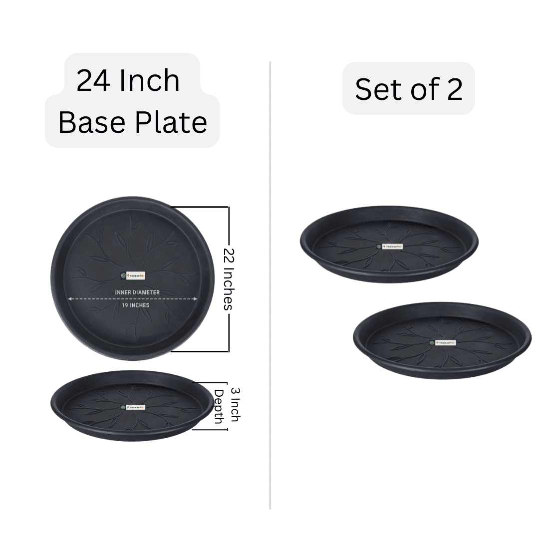 24 inch plastic pots for plants