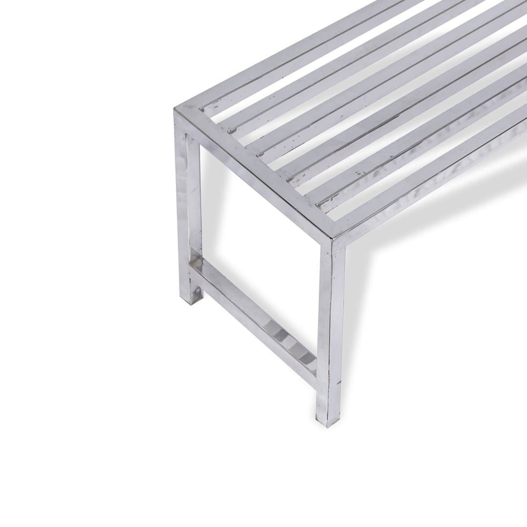 Bench Stands for plants | Stainless Steel | Set of 1 | 3ft-5ft Length, 10inches Height | Heavy-Duty & Durable for Balcony, Garden, Terrace, Indoor Outdoor Use