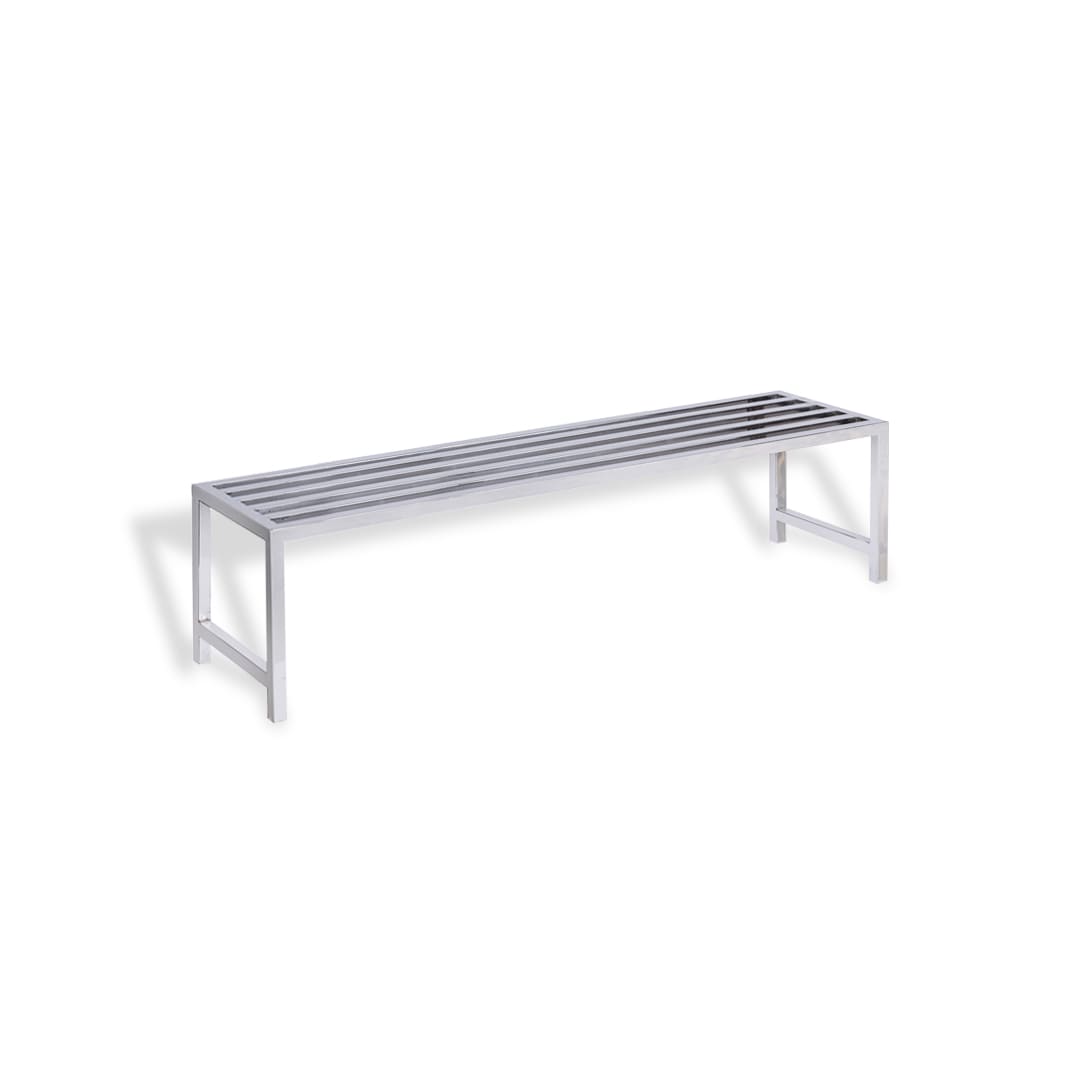 Bench Stands for plants | Stainless Steel | Set of 1 | 3ft-5ft Length, 10inches Height | Heavy-Duty & Durable for Balcony, Garden, Terrace, Indoor Outdoor Use