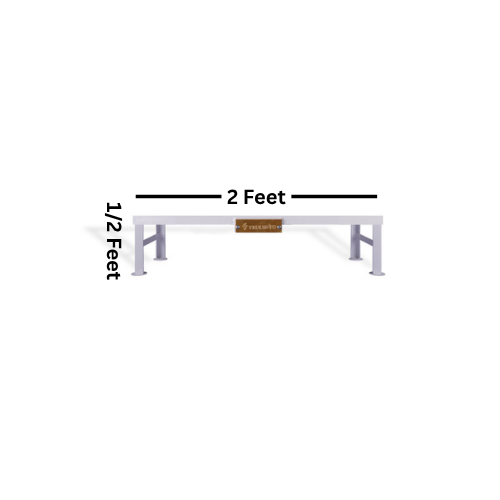 2 feet White powder coated stand 