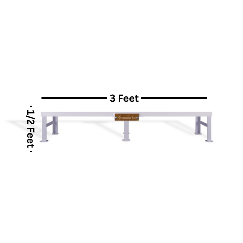 3 feet White powder coated stands for plants