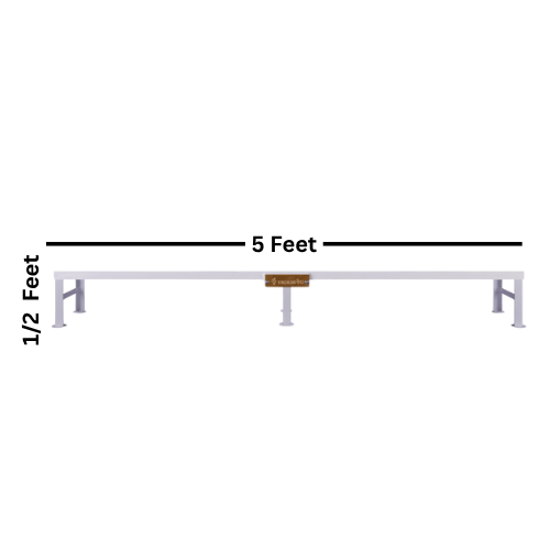 5 feet White powder coated stands for plants