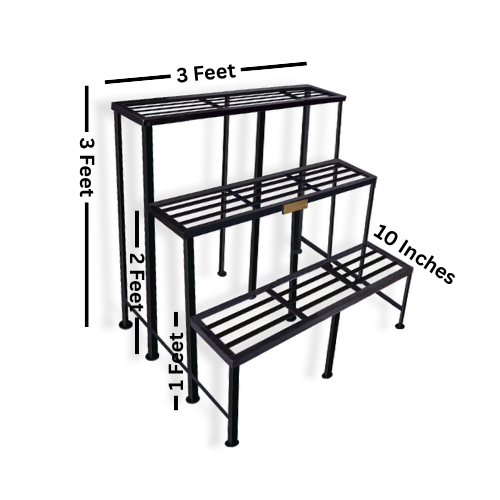 2-Tier 3 feet Plant Stand