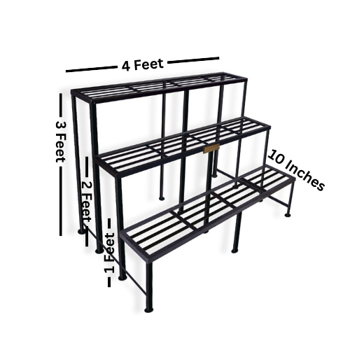 4 feet, 3 tier Heavy Duty Step