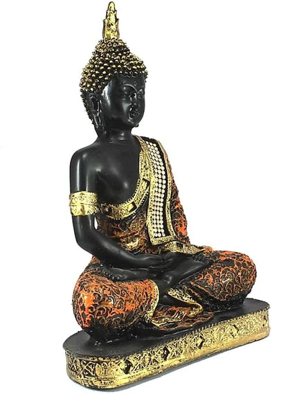 Orange & Gold Buddha Statue