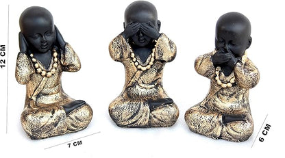 Handcrafted Monk Showpiece